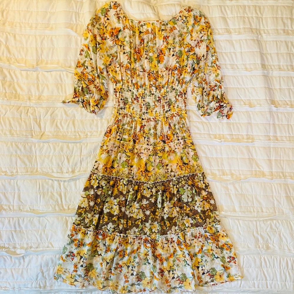 Fig & Flower dress! You’ll love it💛🧡🤎